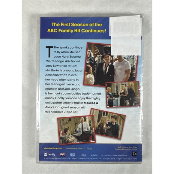 Melissa & Joey Season One Part Two DVD 2011 Factory Sealed Family Comedy Sitcom - Picture 2 of 3